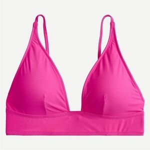 J. Crew Plunge Bikini Top
